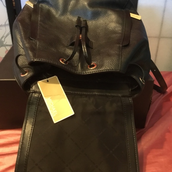 ⚡️ Michael Kors leather backpack, black OS ⚡️ - Picture 4 of 4
